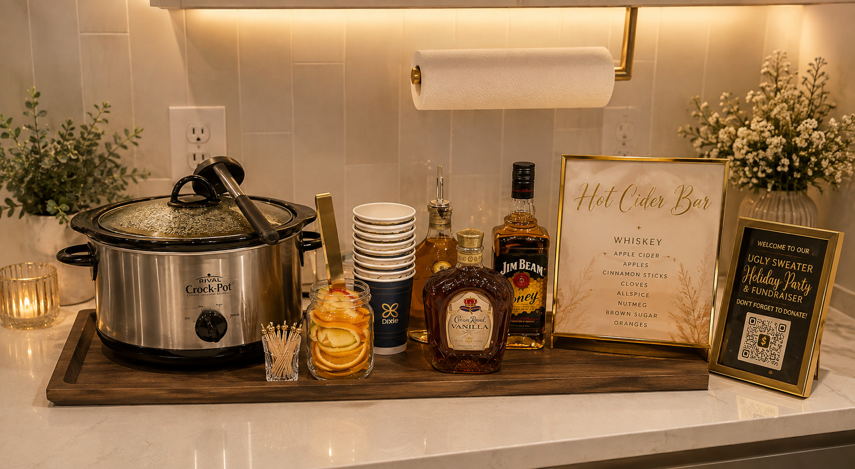 Holiday Celebrations beverage styling
